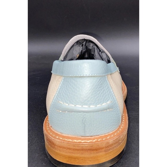 Boardwalk White Sands Leather Horse-Bit Loafers Men's 11 - Picture 8 of 16